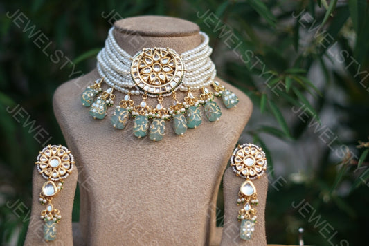 Choker set (4-2949)(N) - JEWELSTYLE