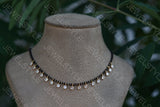 white ad black beads Necklace chain(AK) (4-2727)