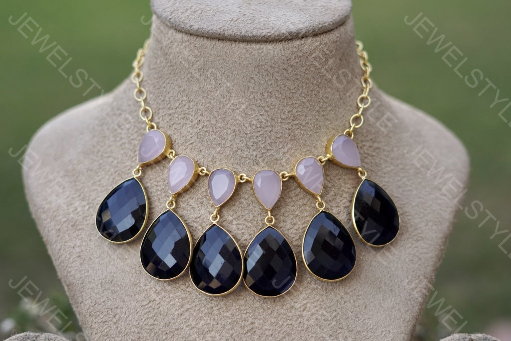 Stone Necklace (R) (4-1021) DISCOUNTED) - JEWELSTYLE