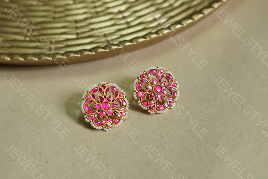 Kundan Studs  (1-1780) - JEWELSTYLE