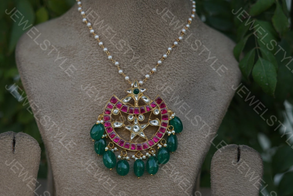 KUNDAN PENDANT(4-544)(PREORDER) - JEWELSTYLE