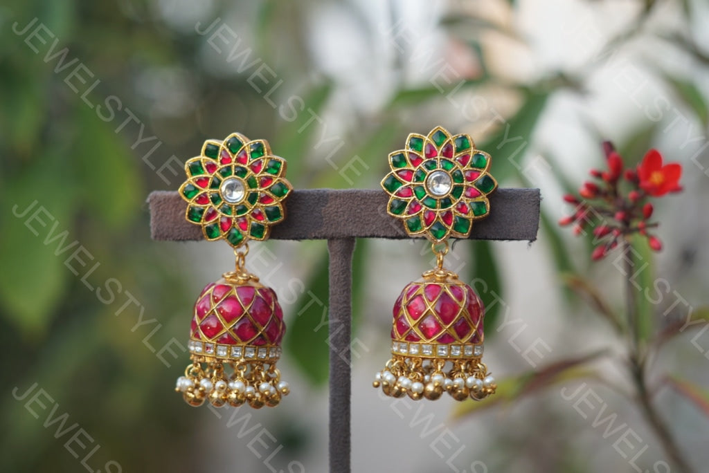Kundan Jhumki (1-1486)(R) - JEWELSTYLE