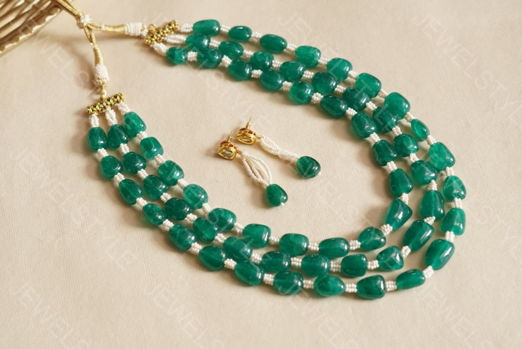 Beads Necklace set - JEWELSTYLE