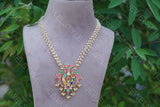 Kundan Navratan Pendant Chain(4-2307)(R)