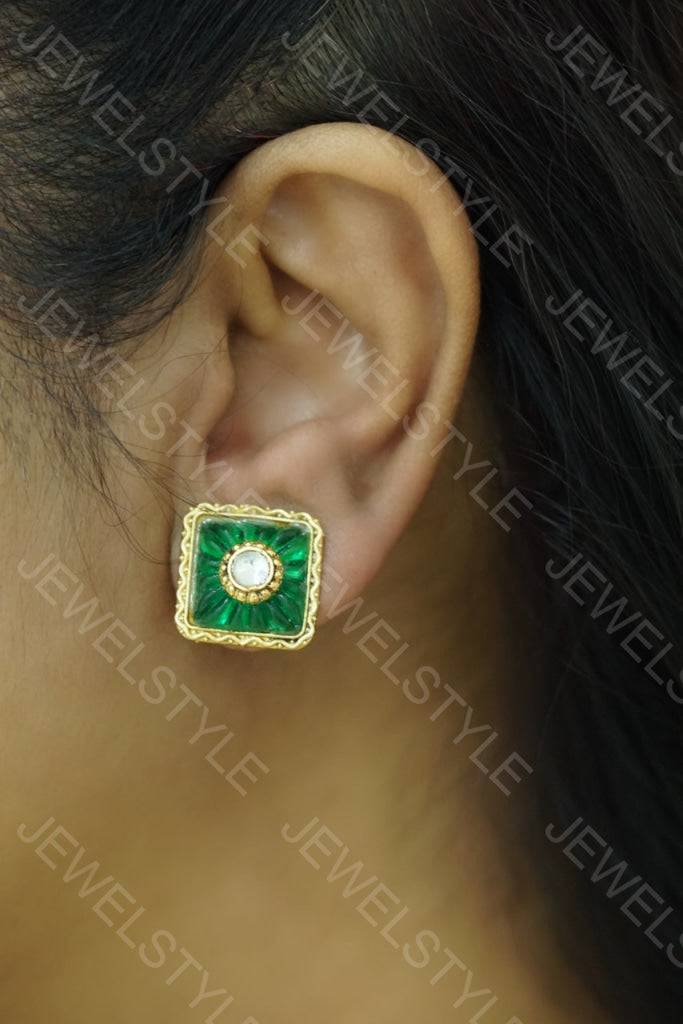 Kundan Earring (1-1700)(AK)(offer piece) - JEWELSTYLE