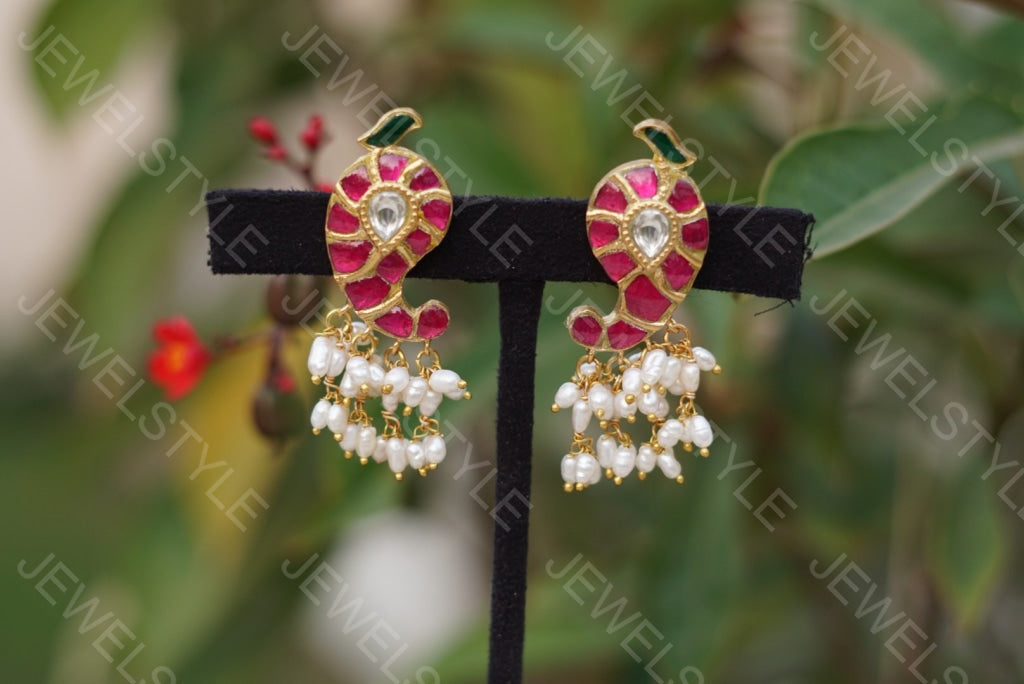 Kundan Earrings(Preorder) 1-984 - JEWELSTYLE