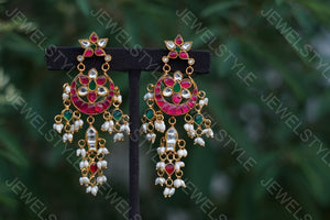 Kundan Earrings  (1-1514)(PREORDER)