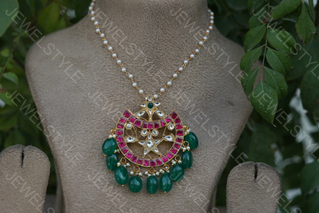 KUNDAN PENDANT(4-544)(PREORDER) - JEWELSTYLE