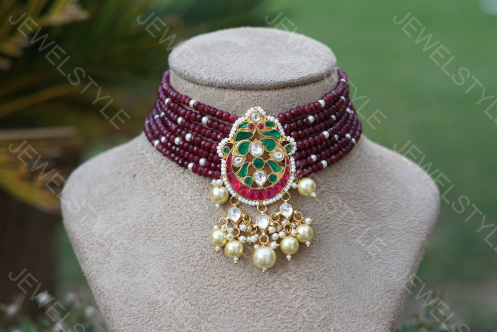 Kundan Choker(4-812) (Preorder) - JEWELSTYLE
