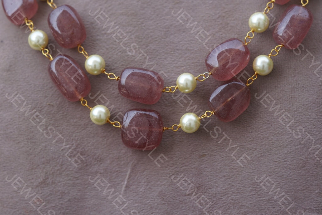beads Necklace set (4-4042)(N) - JEWELSTYLE