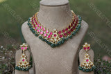 Kundan necklace set (Preorder) 4-920