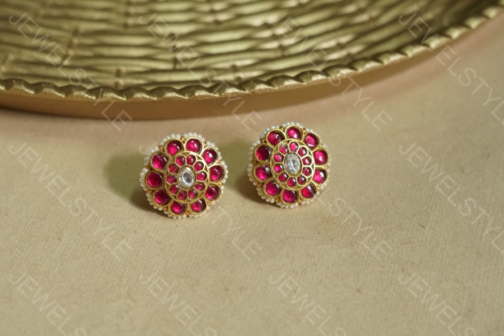 Kundan studs (1-1972)(R)(PREORDER)