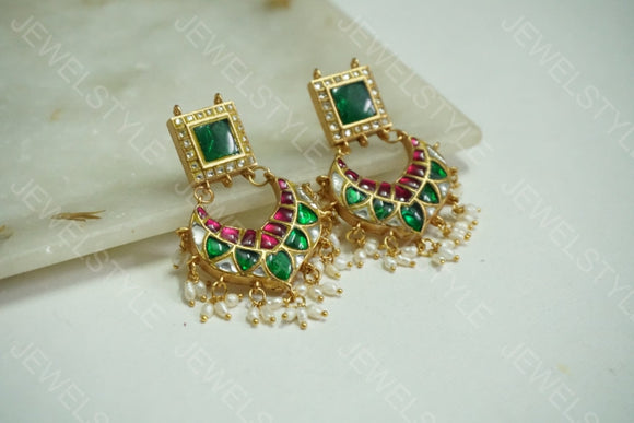 Kundan Earrings (1-1348)(PREORDER)