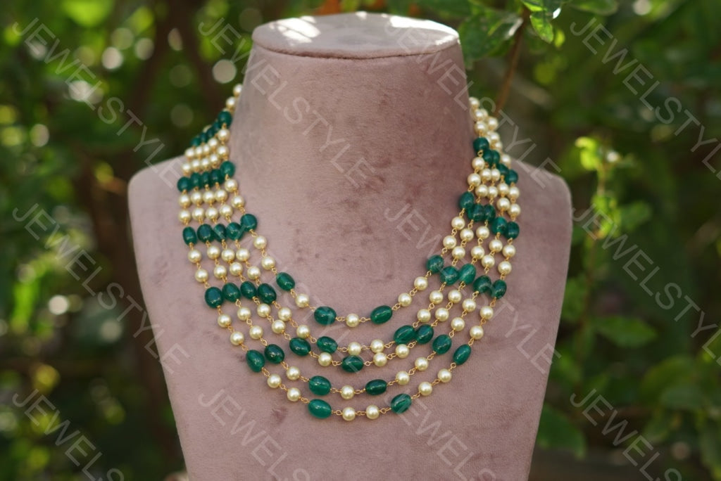 Beads Necklace (4-1292) - JEWELSTYLE