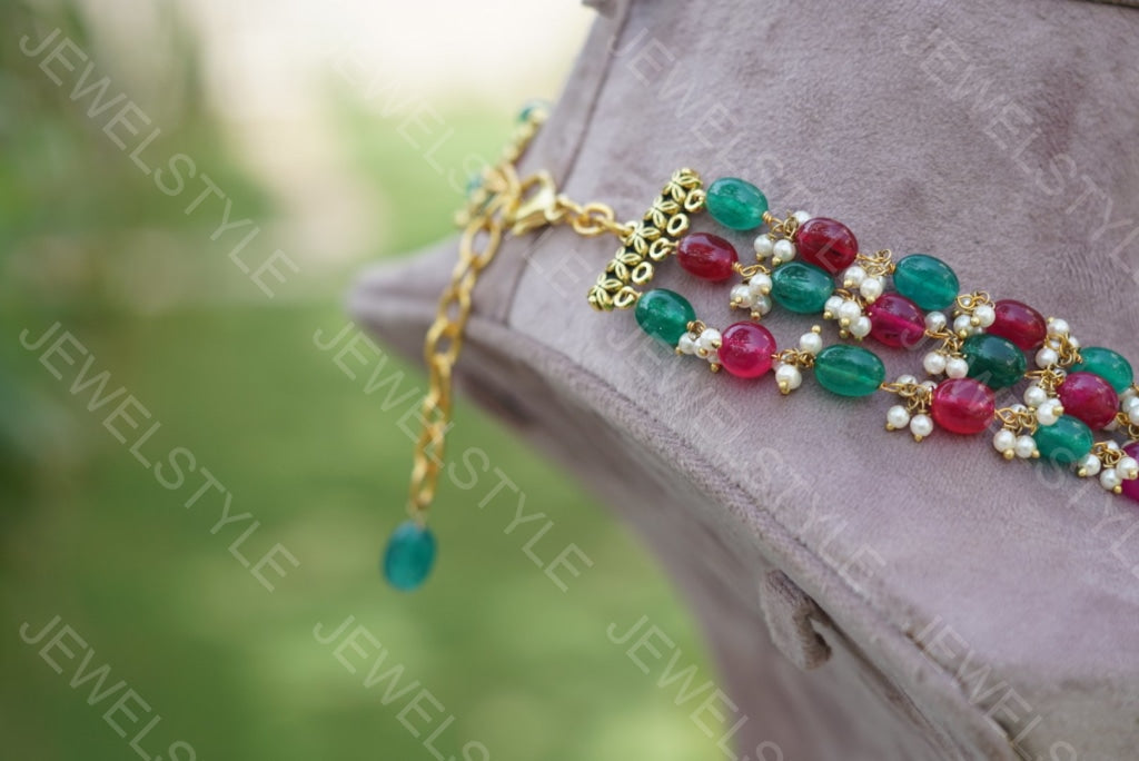 Beads Necklace (4-1408) - JEWELSTYLE