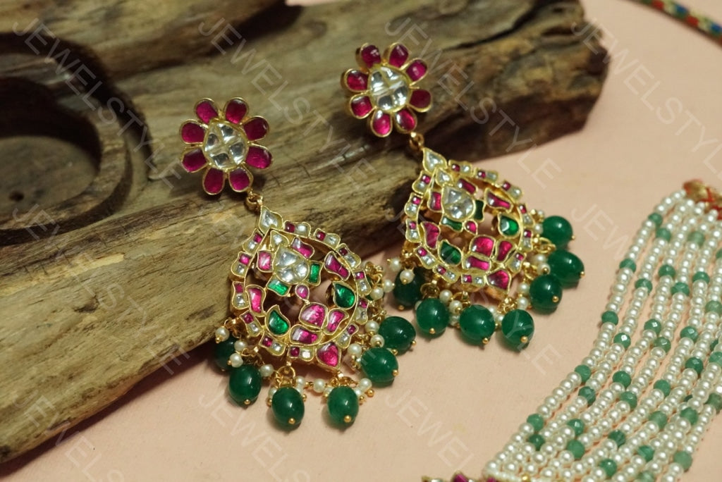 Kundan choker Set(Preorder) 4-369 - JEWELSTYLE
