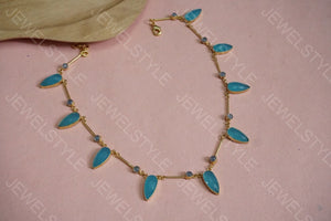 Stone necklace (4-54) (R)