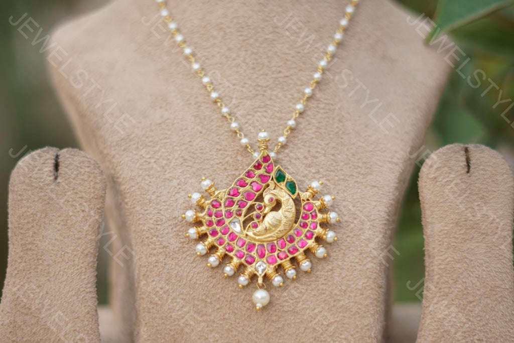 Kundan pendant(Preorder) 4-1091 - JEWELSTYLE