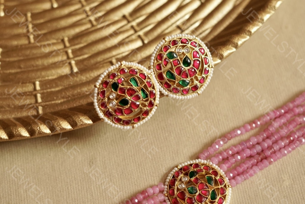 Kundan Choker set (4-963)( preorder) - JEWELSTYLE