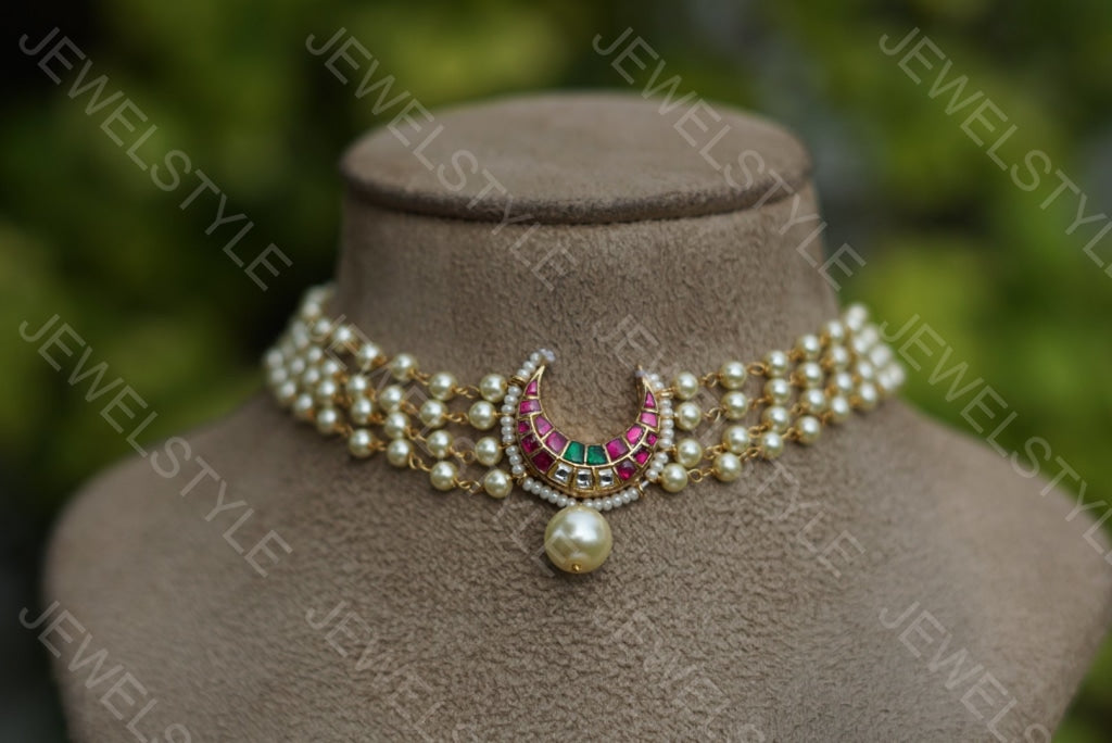 Kundan Choker (4-2107)(PREORDER) - JEWELSTYLE