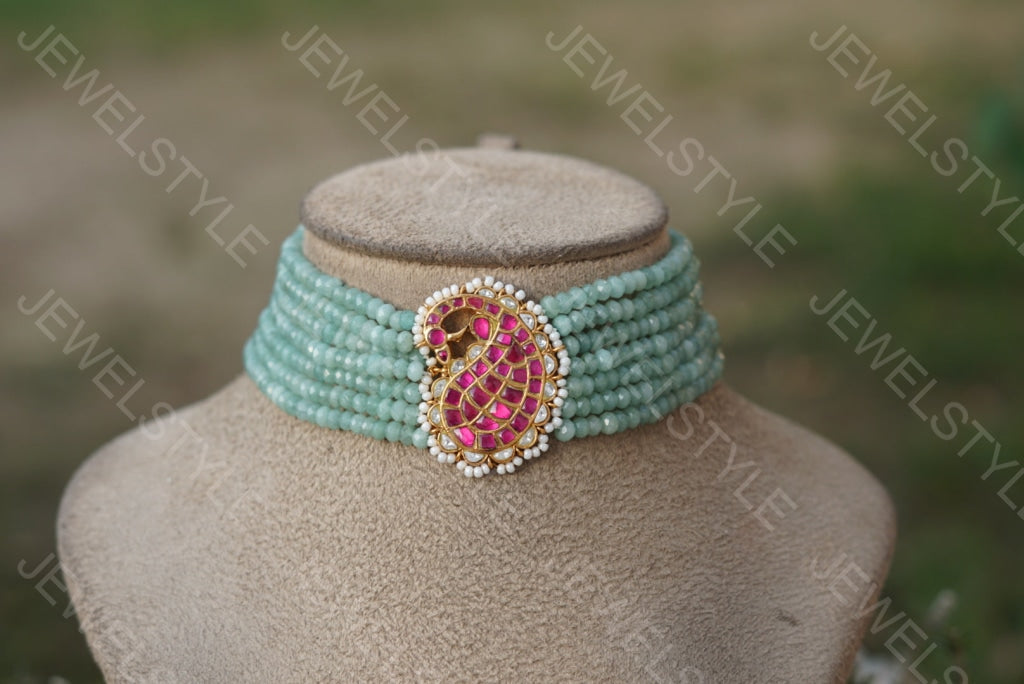 Kundan choker (4-3248)(PREORDER)