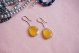 Yellow stone earrings(1-362)
