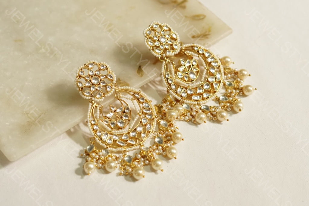 Kundan chandbali(1-1106)(PREORDER) - JEWELSTYLE