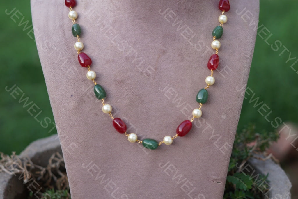 Beads Necklace(4-3456)(OFFER PIECE)(N) - JEWELSTYLE