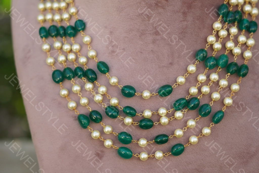 Beads Necklace (4-1292) - JEWELSTYLE