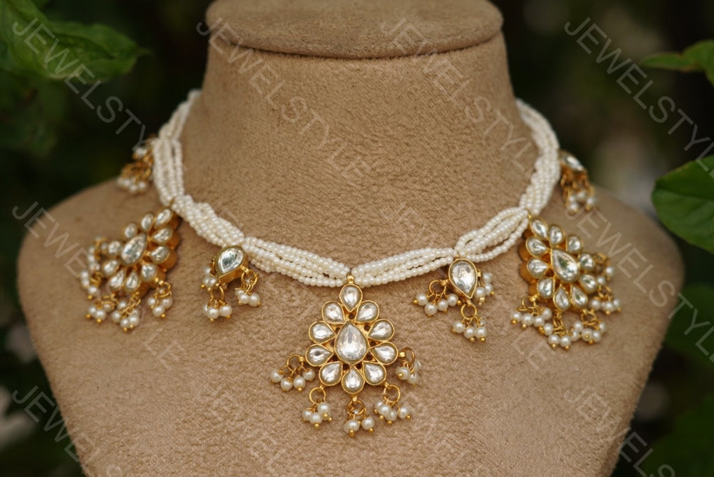 Kundan necklace(Preorder) 4-69 - JEWELSTYLE