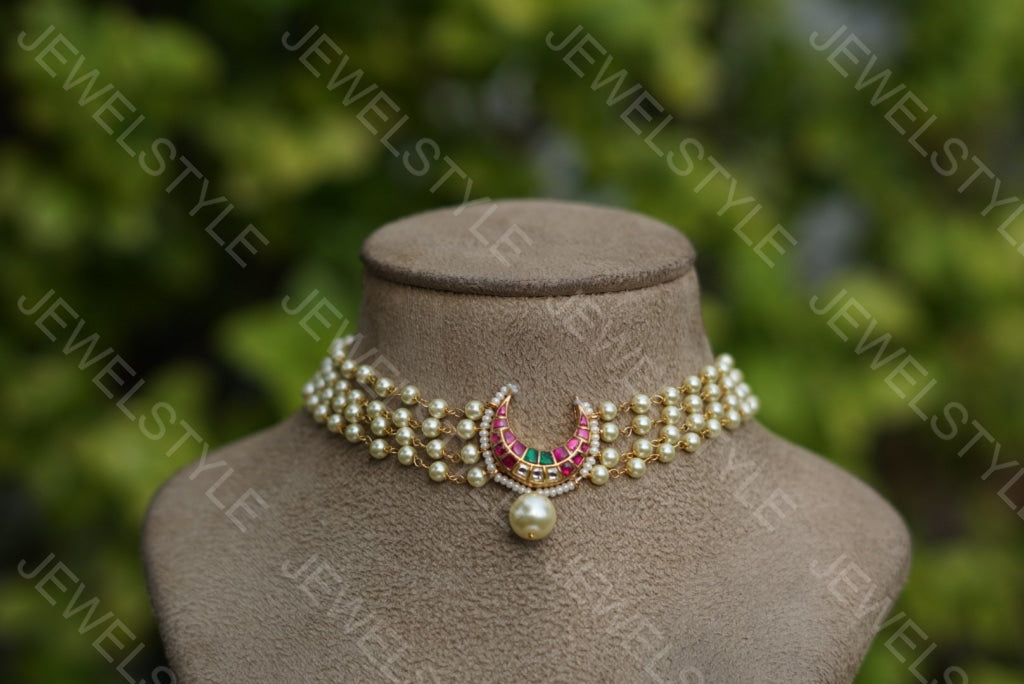 Kundan Choker (4-2107)(PREORDER) - JEWELSTYLE