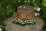 Kundan Choker (4-3826)(R)(PREORDER)