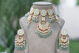 Kundan necklace set (4-3330)(PREORDER)