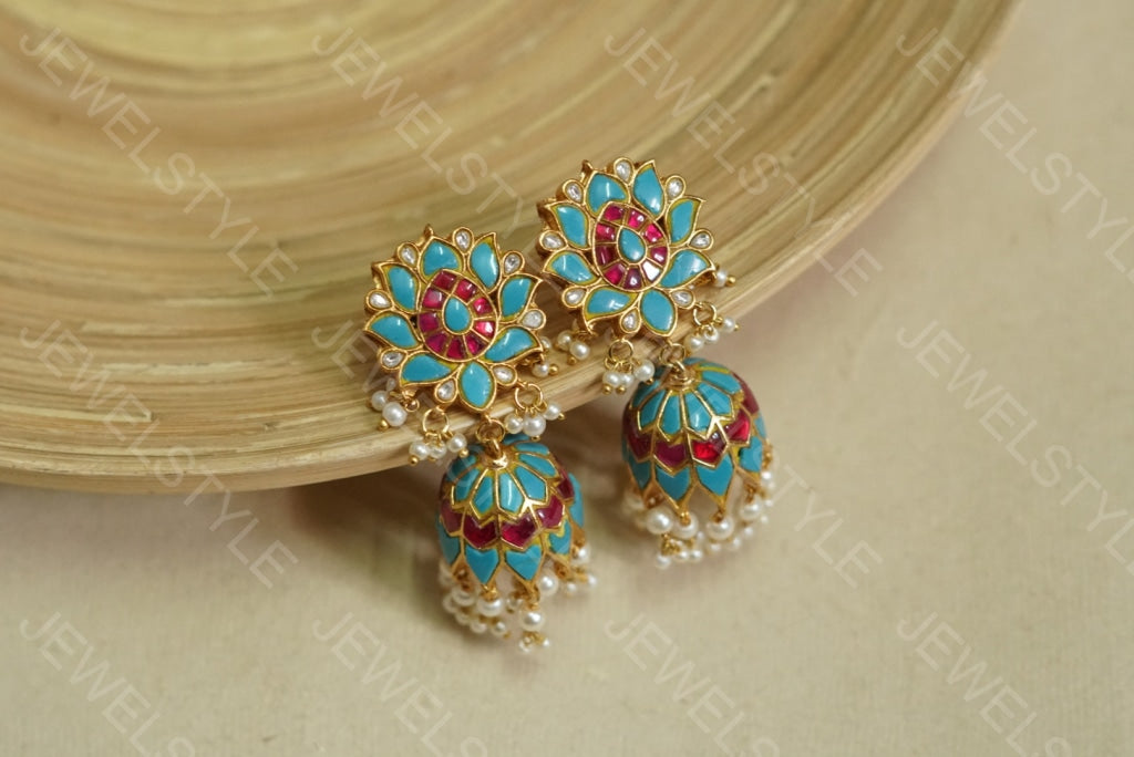 Kundan Jhumki (1-1640)(PREORDER)