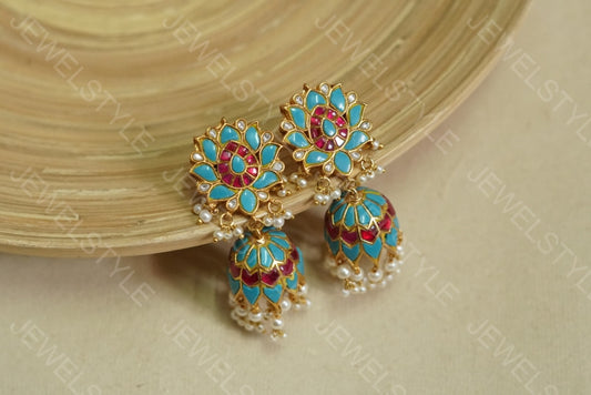 Kundan Jhumki (1-1640)(PREORDER)