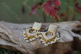 Kundan Earring (1-2508)(R)(PREORDER)