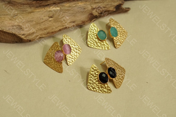 Stone earrings (1-1044)