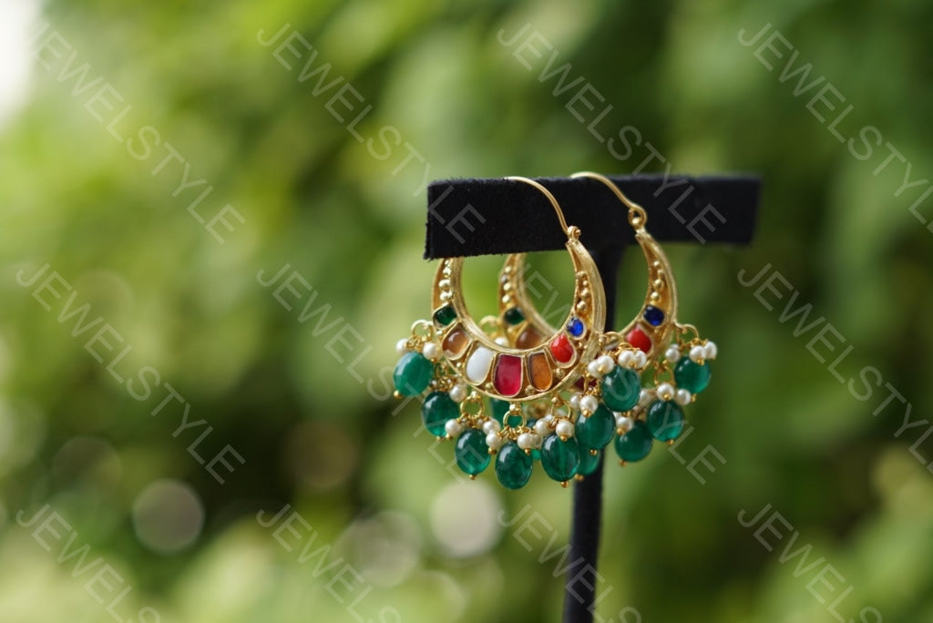 Kundan reversible Bali(Preorder) 1-800 - JEWELSTYLE