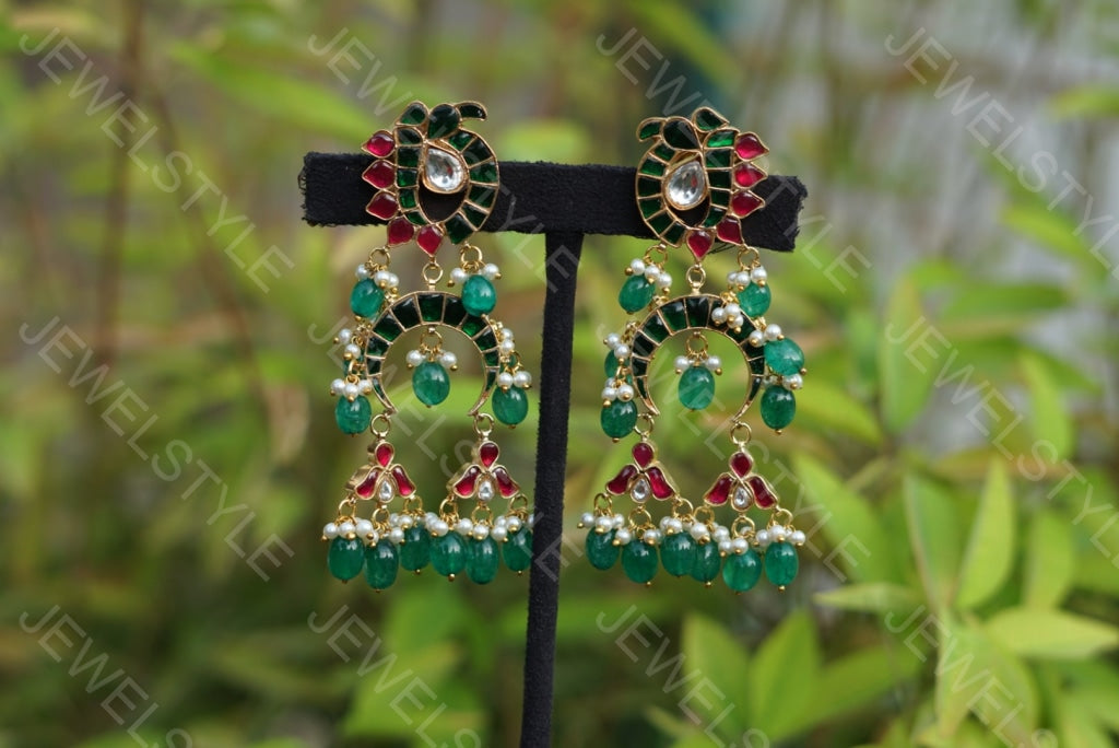 Kundan Earrings (1-1287)(Preorder)
