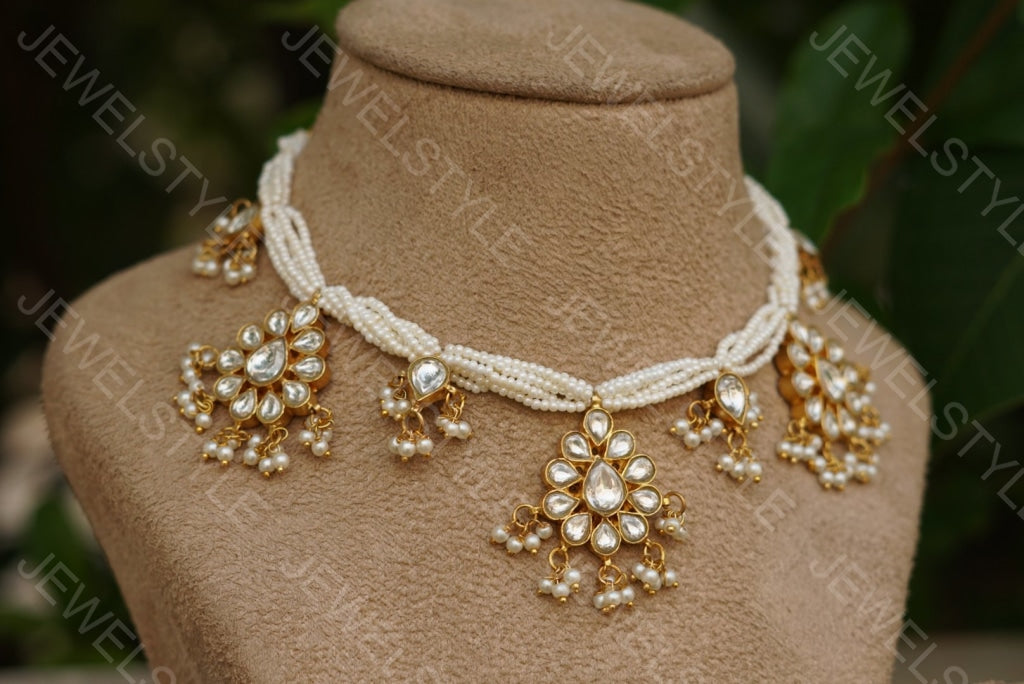 Kundan necklace(Preorder) 4-69 - JEWELSTYLE