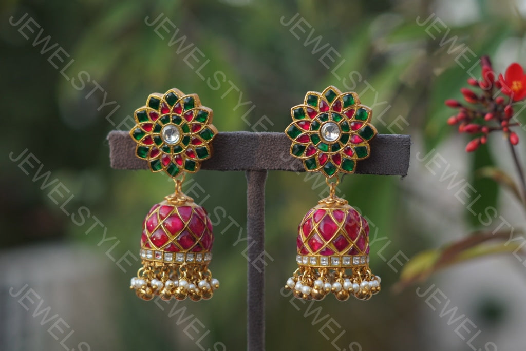 Kundan Jhumki (1-1486)(R) - JEWELSTYLE