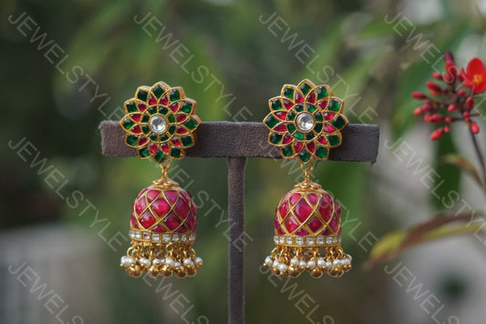 Kundan Jhumki (1-1486)(R) - JEWELSTYLE