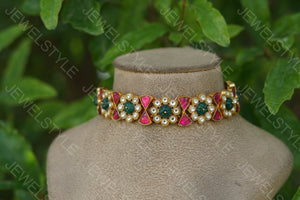 Kundan Choker (4-3480) (PREORDER)