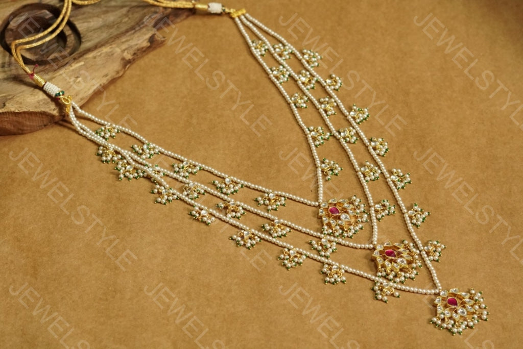 3 layer Rani Haar (4-1103)(Preorder) - JEWELSTYLE