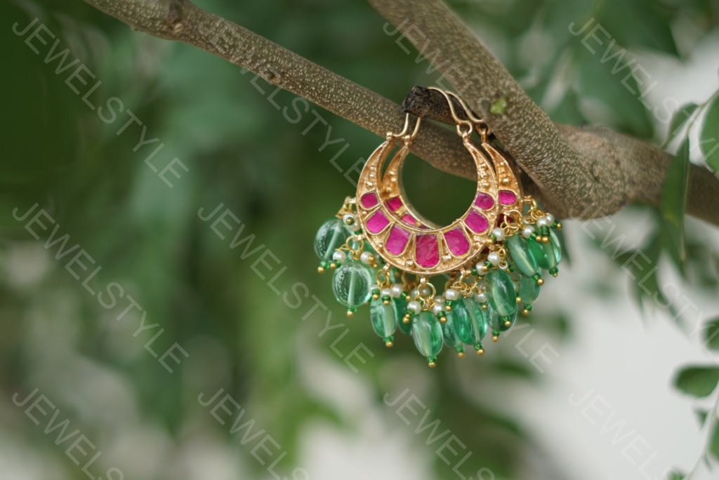 Kundan Earrings(1-1464)(PREORDER)