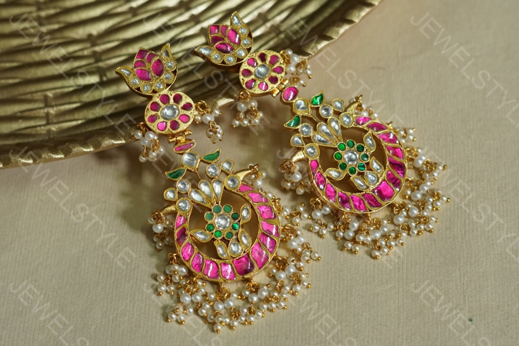 Kundan Earrings (1-1359) (PREORDER)
