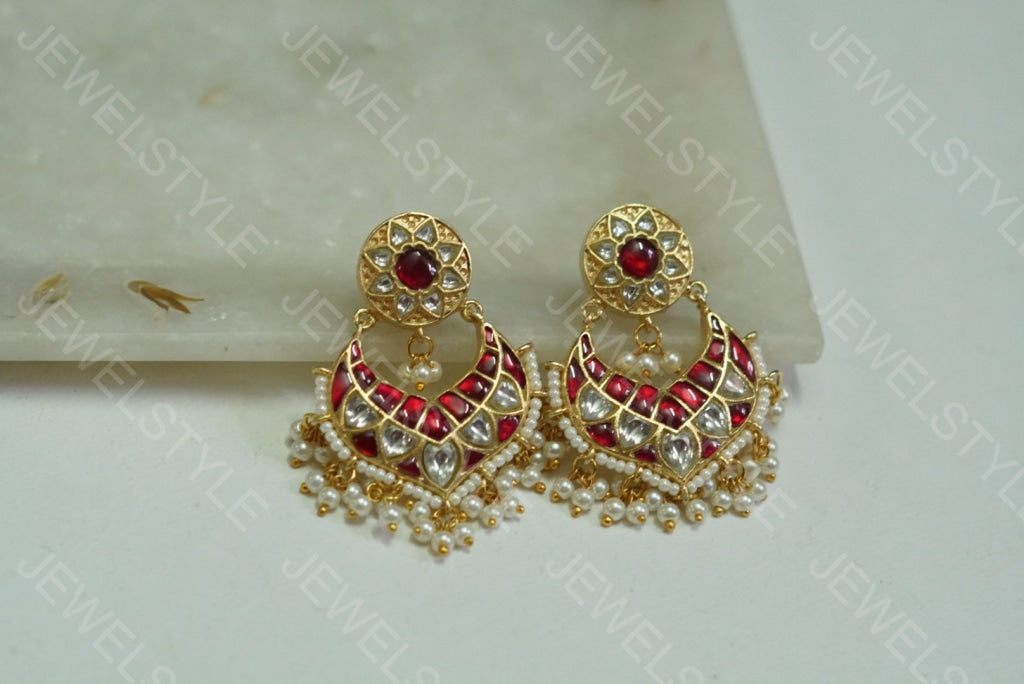 Kundan chandbali(PREORDER) 1-1086 - JEWELSTYLE