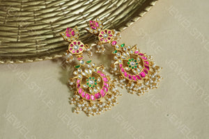 Kundan Earrings (1-1359) (PREORDER)