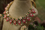 Mango Kundan necklace set(Preorder) 4-1138