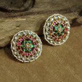 ROUND Kundan studs(1-901)(R)(PREORDER)